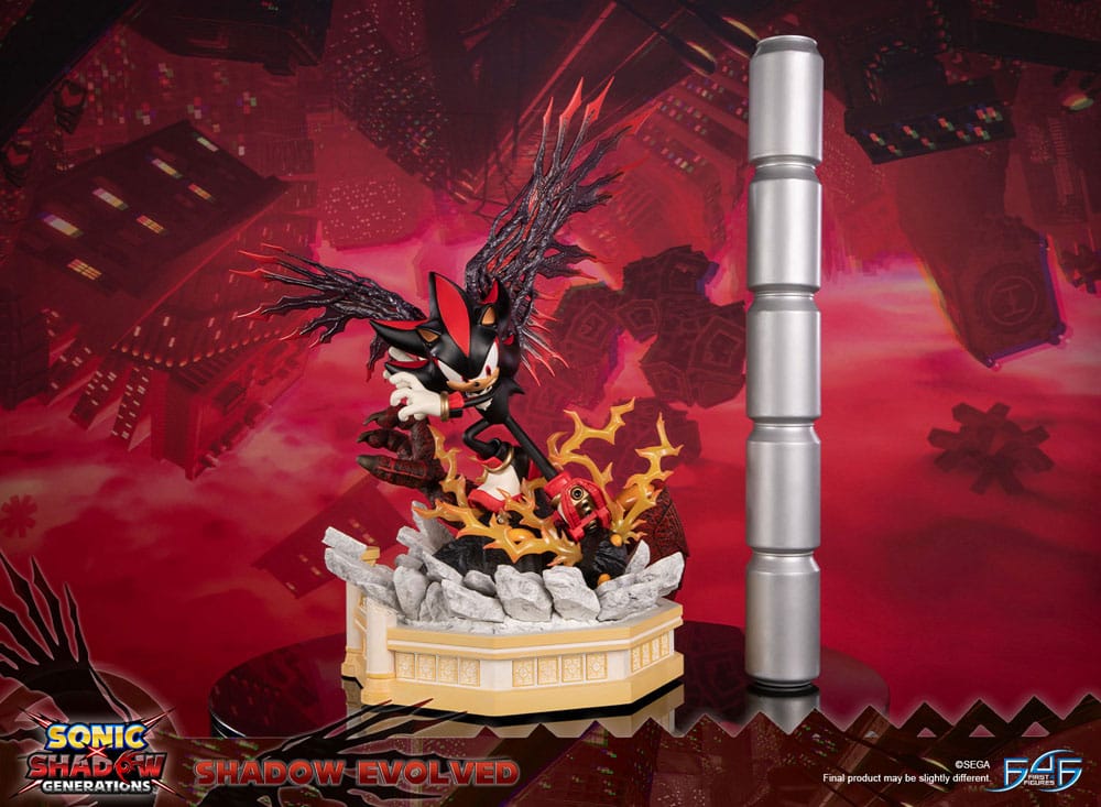 First 4 Figures Sonic X Shadow Generations Statue Shadow Evolved 58 cm - Damaged packaging | Makochan