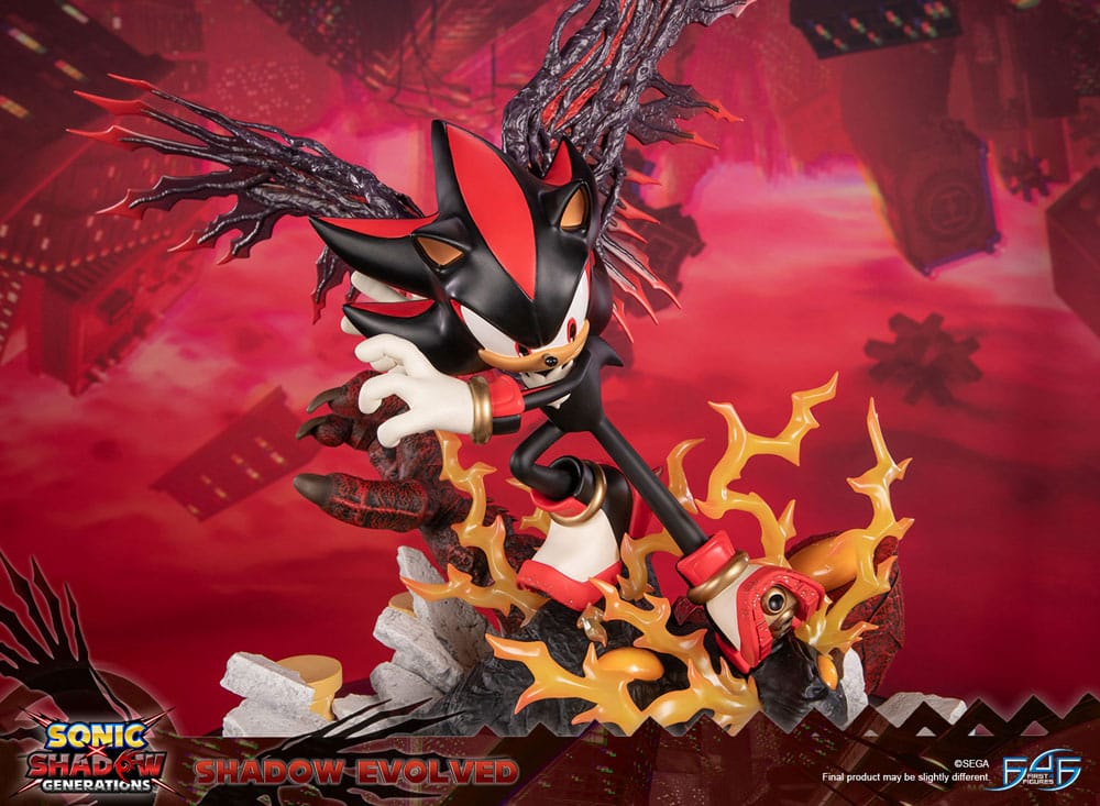 First 4 Figures Sonic X Shadow Generations Statue Shadow Evolved 58 cm - Damaged packaging | Makochan
