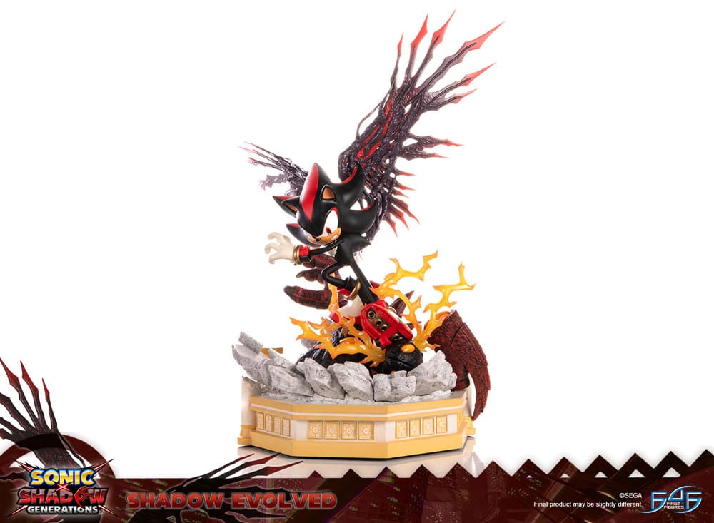 First 4 Figures Sonic X Shadow Generations Statue Shadow Evolved 58 cm - Damaged packaging | Makochan