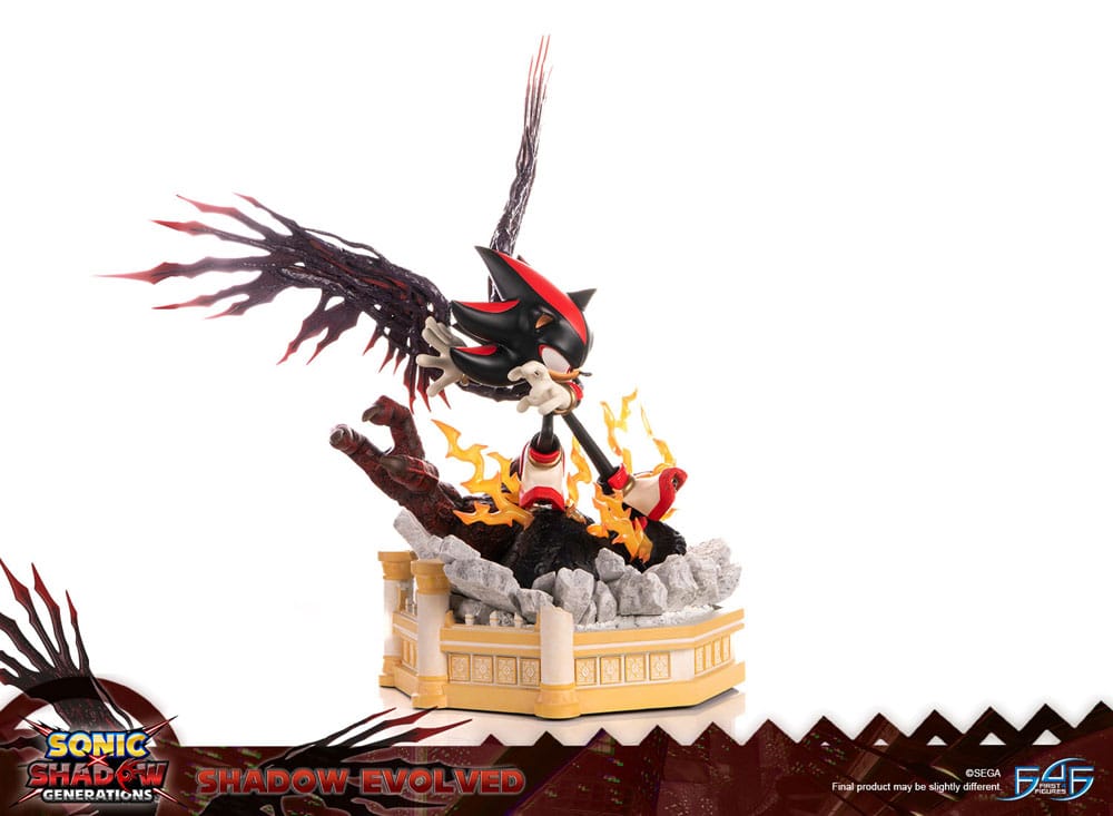 First 4 Figures Sonic X Shadow Generations Statue Shadow Evolved 58 cm - Damaged packaging | Makochan
