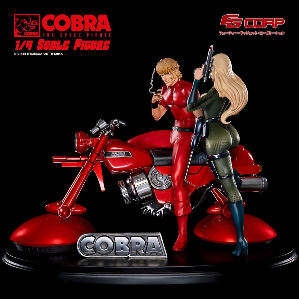 Future Gadget Corporation Space Pirate Cobra Statue 1/4 Cobra & Jane Royal (Spacesuit Ver.) 47 cm | Makochan