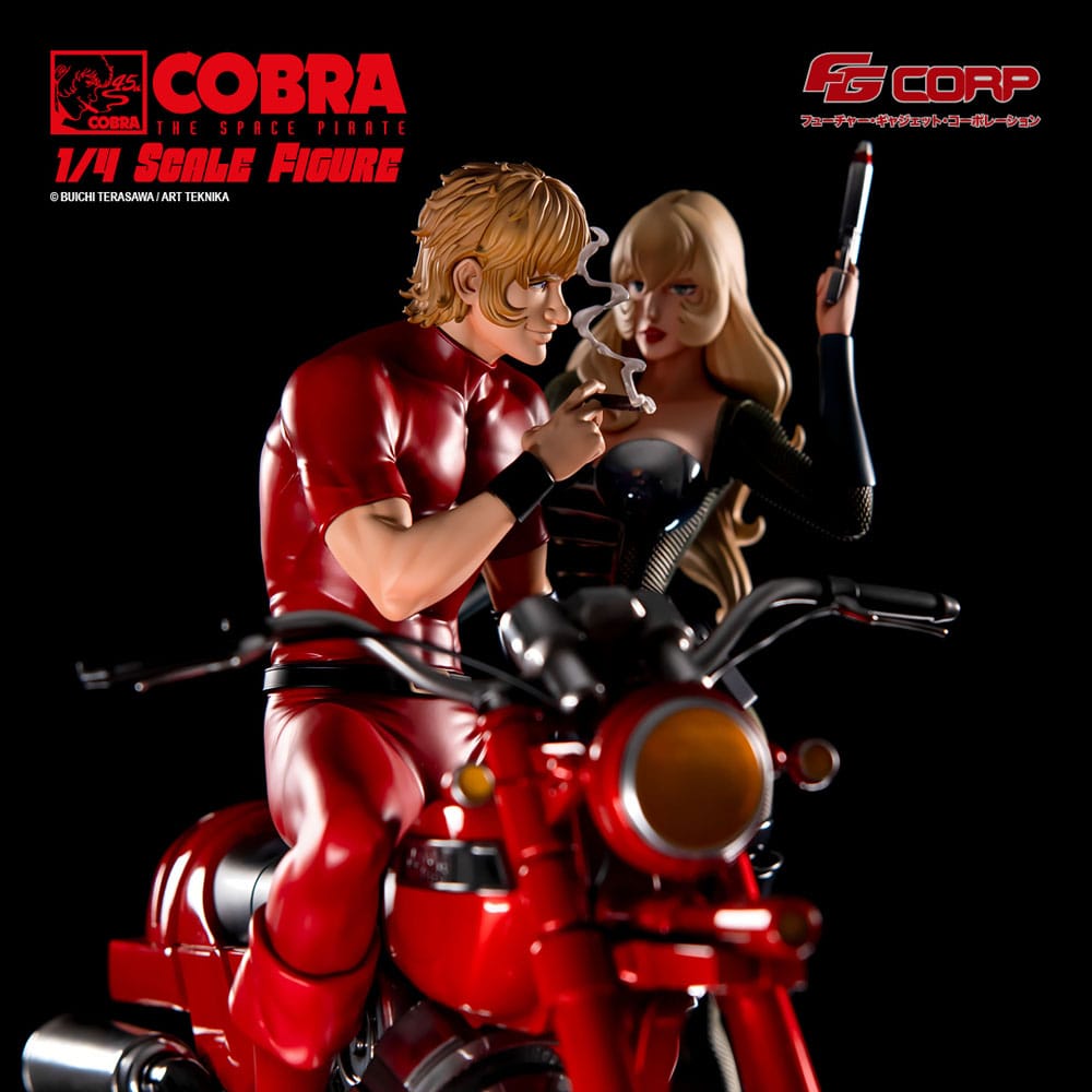 Future Gadget Corporation Space Pirate Cobra Statue 1/4 Cobra & Jane Royal (Spacesuit Ver.) 47 cm | Makochan