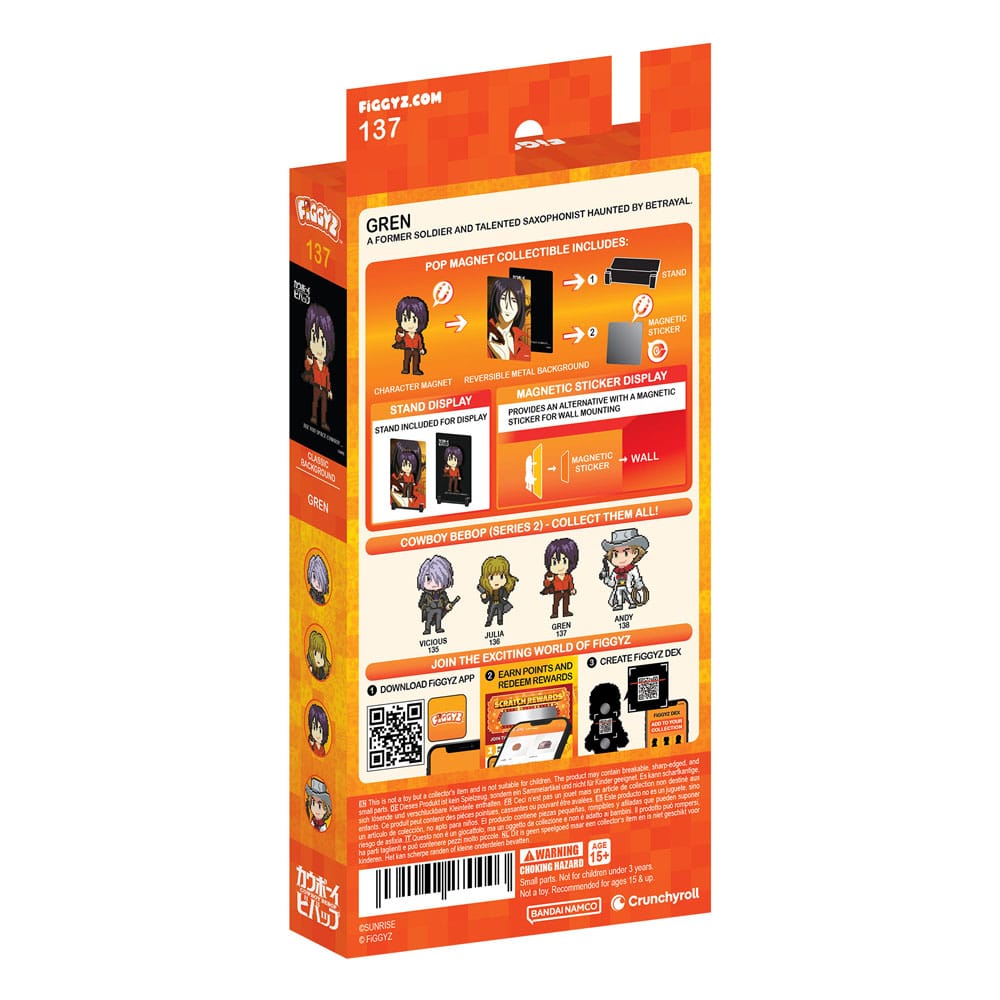 FiGGYZ Cowboy Bebop FiGGYZ Magnet Collectible Gren 11 cm | Makochan