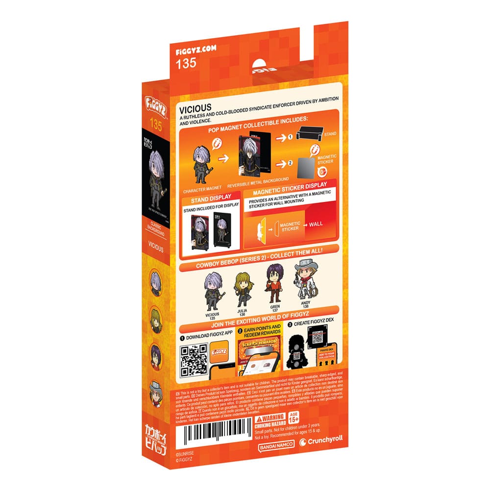 FiGGYZ Cowboy Bebop FiGGYZ Magnet Collectible Vicious 11 cm | Makochan