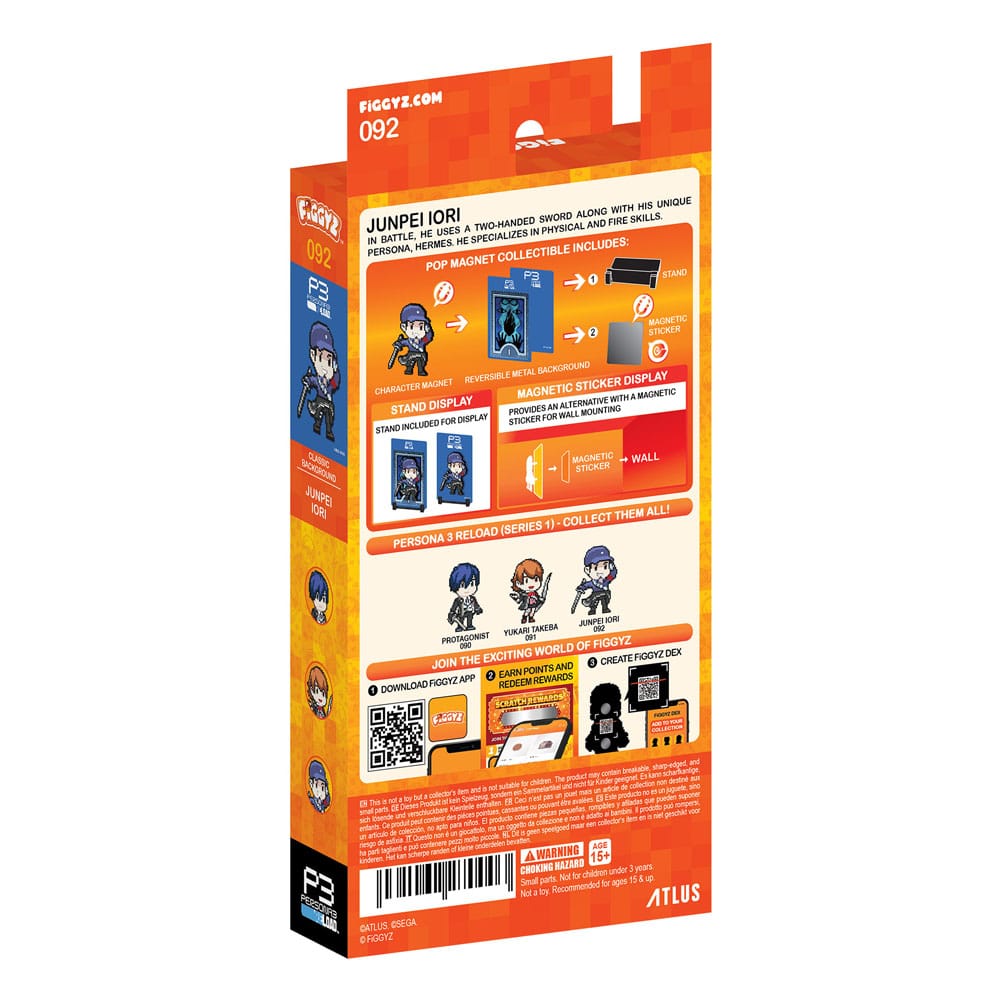 FiGGYZ Persona 3 Reload FiGGYZ Magnet Collectible Junpei Iori 11 cm | Makochan