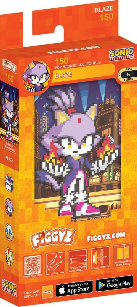 FiGGYZ Sonic the Hedgehog (Modern) FiGGYZ Magnet Collectible Blaze the Cat 11 cm | Makochan