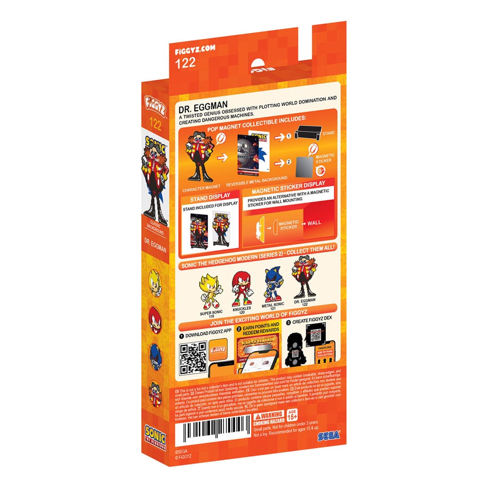 FiGGYZ Sonic the Hedgehog (Modern) FiGGYZ Magnet Collectible Dr. Eggman 11 cm | Makochan