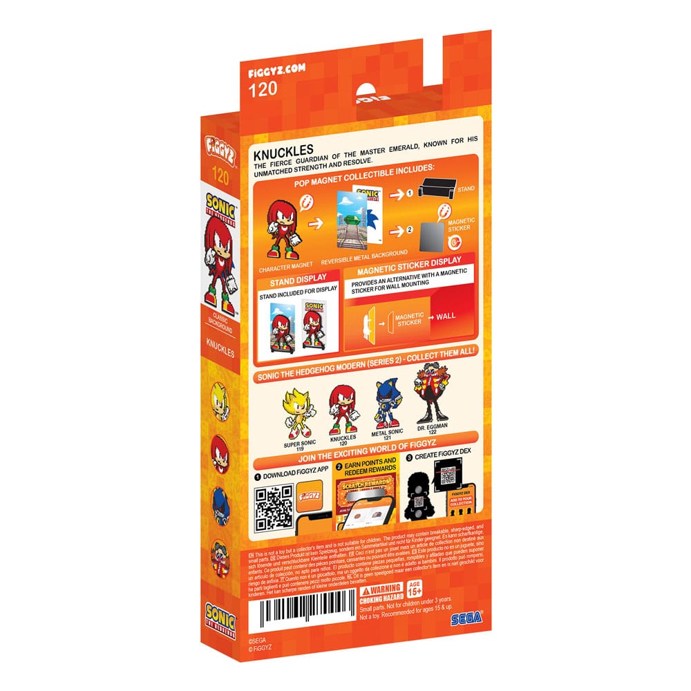 FiGGYZ Sonic the Hedgehog (Modern) FiGGYZ Magnet Collectible Knuckles 11 cm | Makochan