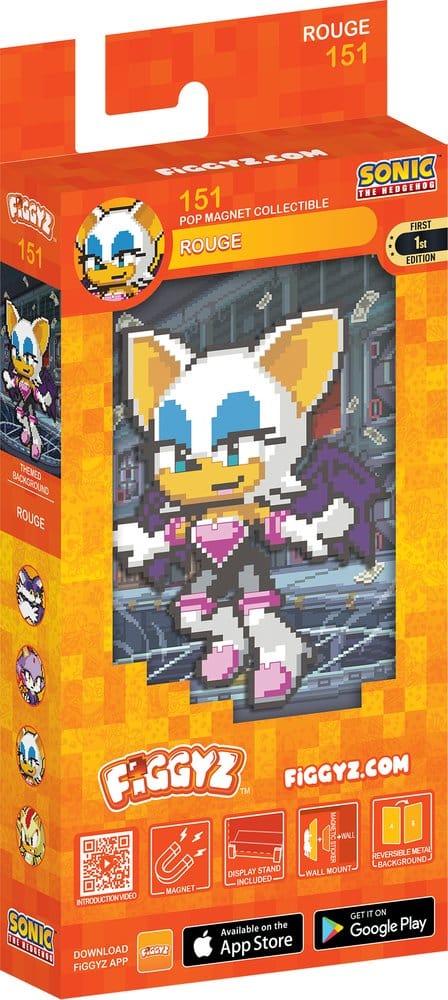 FiGGYZ Sonic the Hedgehog (Modern) FiGGYZ Magnet Collectible Rouge the Bat 11 cm | Makochan