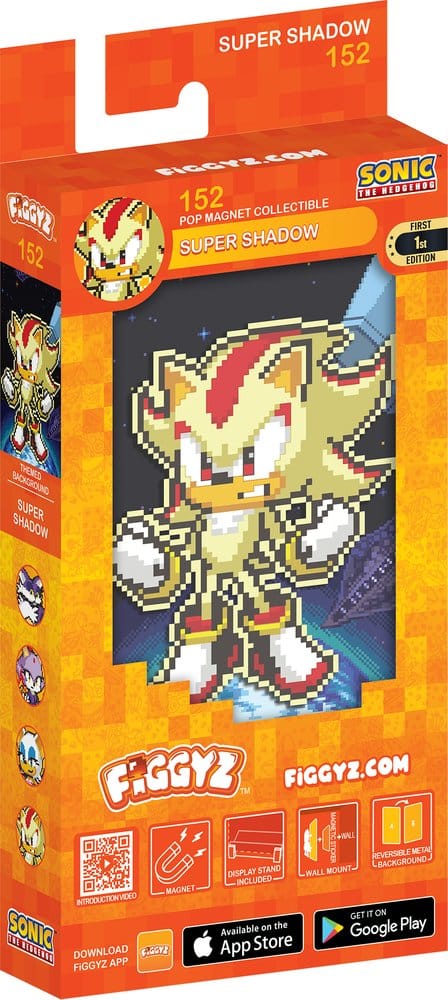 FiGGYZ Sonic the Hedgehog (Modern) FiGGYZ Magnet Collectible Super Shadow 11 cm | Makochan