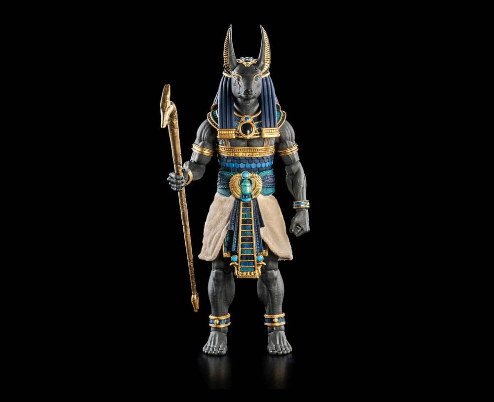Four Horsemen Toy Design Figura Obscura Actionfigur Anubis Black & Blue | Makochan