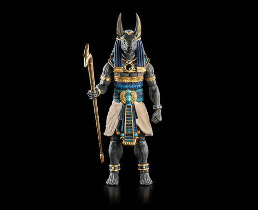 Four Horsemen Toy Design Figura Obscura Actionfigur Anubis Black & Blue | Makochan