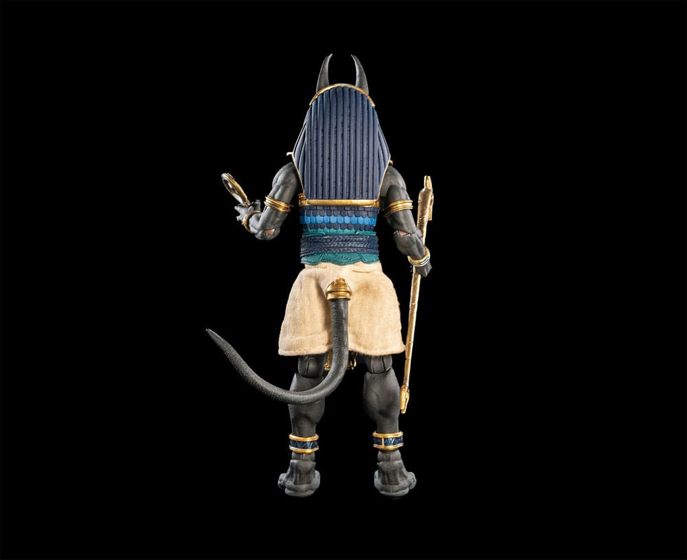 Four Horsemen Toy Design Figura Obscura Actionfigur Anubis Black & Blue | Makochan