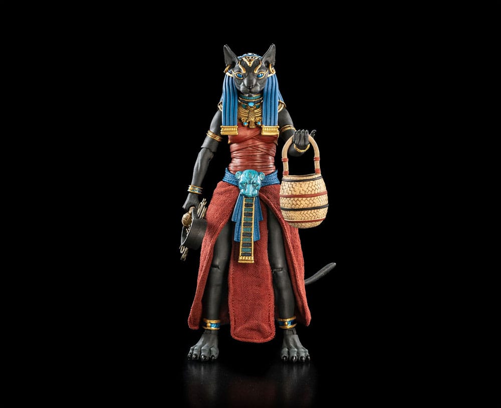 Four Horsemen Toy Design Figura Obscura Actionfigur Bastet Black & Red - Damaged packaging | Makochan