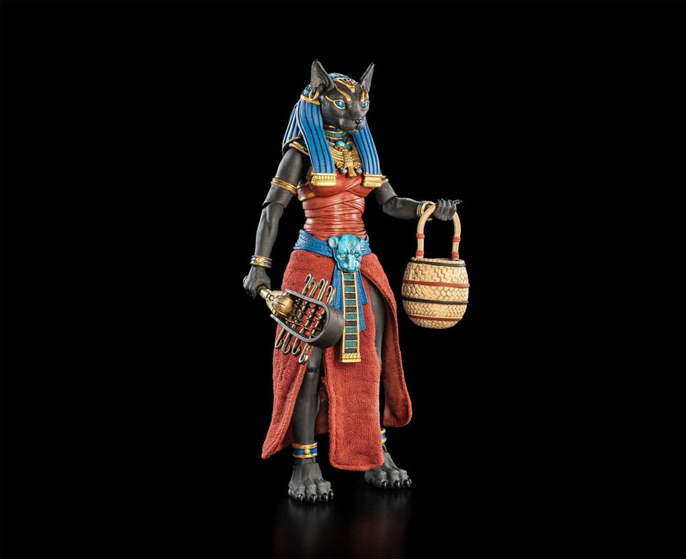 Four Horsemen Toy Design Figura Obscura Actionfigur Bastet Black & Red | Makochan