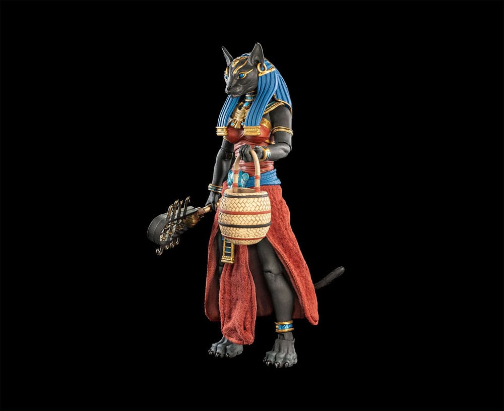 Four Horsemen Toy Design Figura Obscura Actionfigur Bastet Black & Red - Damaged packaging | Makochan