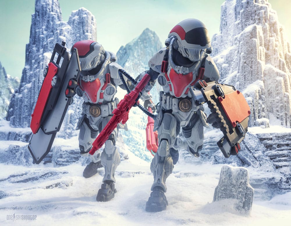 Four Horsemen Toy Design Cosmic Legions: Outpost Zaxxius Actionfigur T.U.5.C.C. Phantom Trooper | Makochan