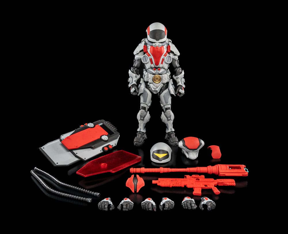 Four Horsemen Toy Design Cosmic Legions: Outpost Zaxxius Actionfigur T.U.5.C.C. Phantom Trooper | Makochan