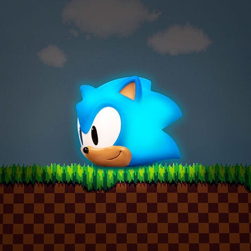 Fizz Creations Sonic the Hedgehog Mood Light Sonic Head 12 cm | Makochan