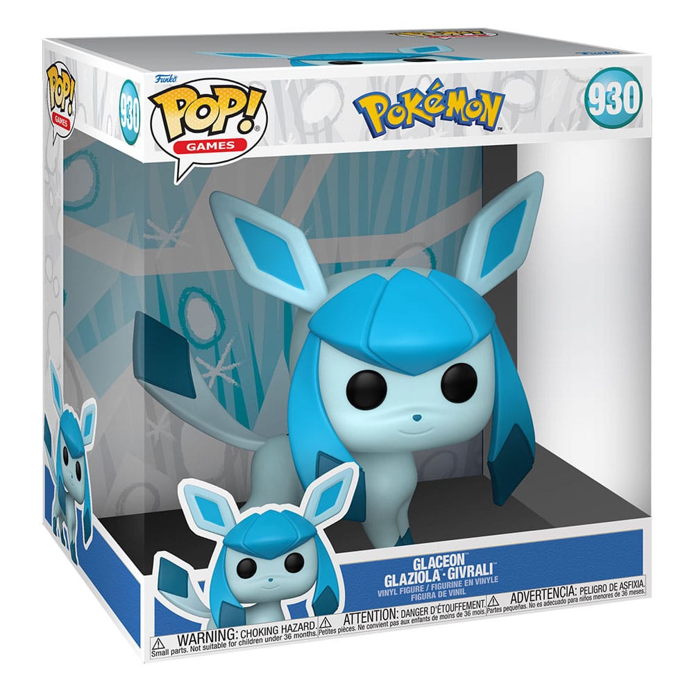 Funko Pokémon Super Sized Jumbo POP! Vinyl Figure Glaceon (EMEA) 25 cm | Makochan