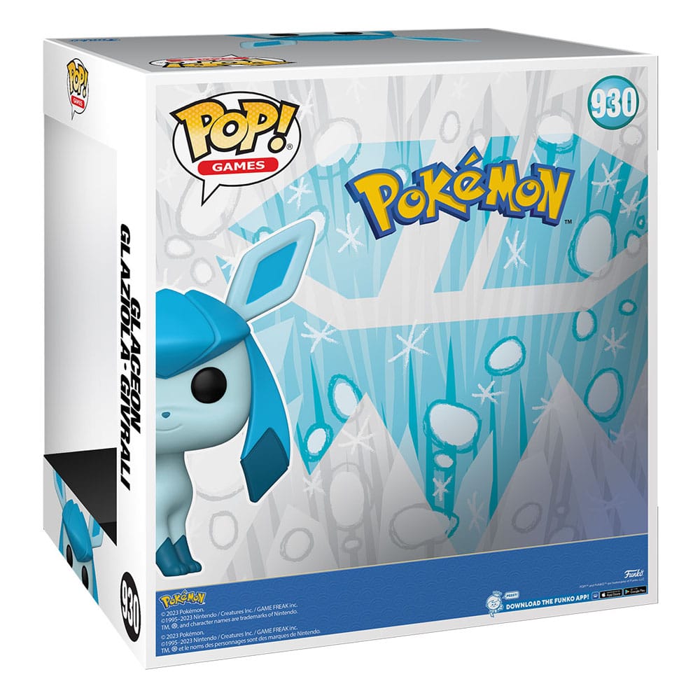 Funko Pokémon Super Sized Jumbo POP! Vinyl Figure Glaceon (EMEA) 25 cm | Makochan