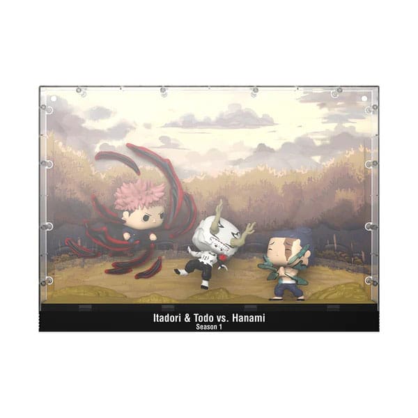 Funko Jujutsu Kaisen POP Moments Vinyl Figures Itadori & Todo vs Hanami 9 cm | Makochan