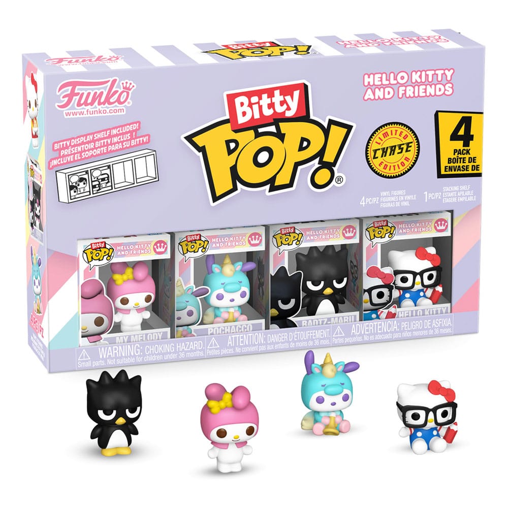 Funko Hello Kitty and Friends Bitty POP! Vinyl Figure 4-Pack Series 4 2 cm | Makochan
