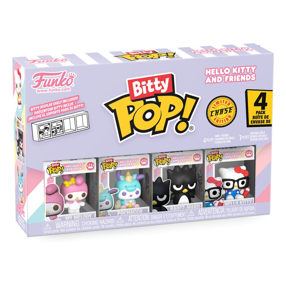 Funko Hello Kitty and Friends Bitty POP! Vinyl Figure 4-Pack Series 4 2 cm | Makochan