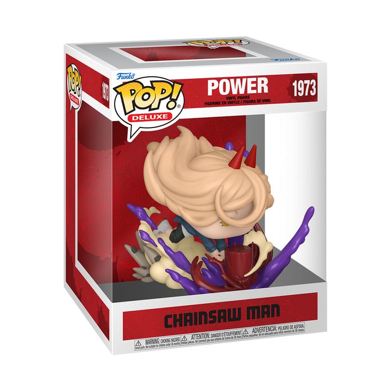 Funko Chainsaw Man POP! Deluxe Vinyl Figure Power (Blood Mallet) 16 cm | Makochan