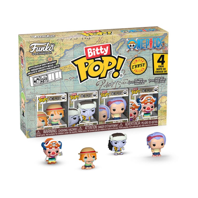 Funko One Piece Bitty POP! Vinyl Figure 4-Pack Nami 2,5 cm | Makochan