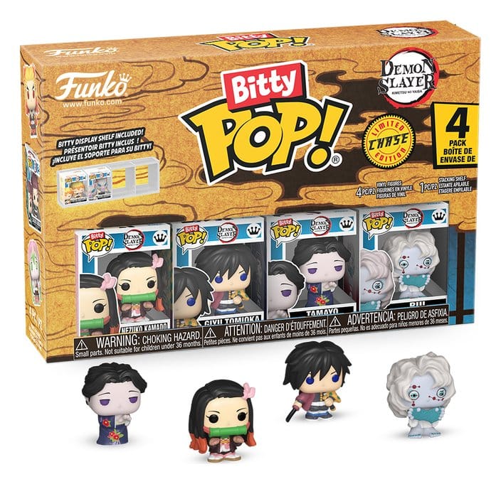 Funko Demon Slayer: Kimetsu no Yaiba Bitty POP! Vinyl Figure 4-Pack Nezuko 2,5 cm | Makochan