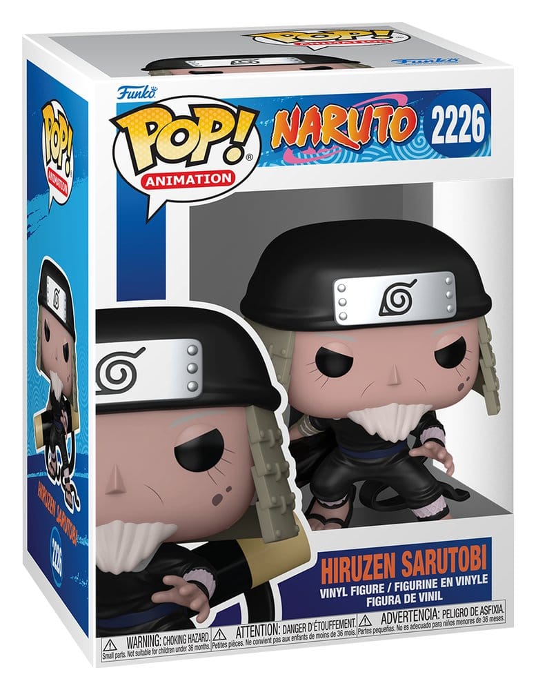 Funko Naruto Classic POP! Animation Vinyl Figure Hiruzen 9 cm | Makochan