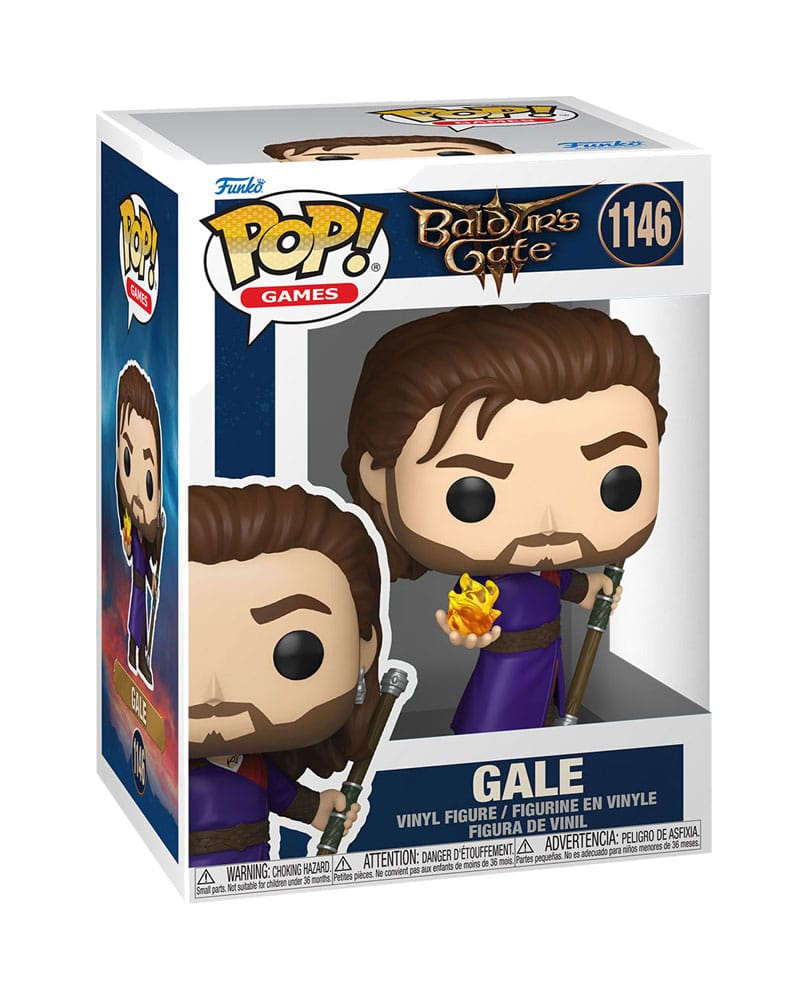 Funko Baldur's Gate 3 POP! Games Vinyl Figures Gale with Glow Chase 9 cm Assortment (6) | Makochan