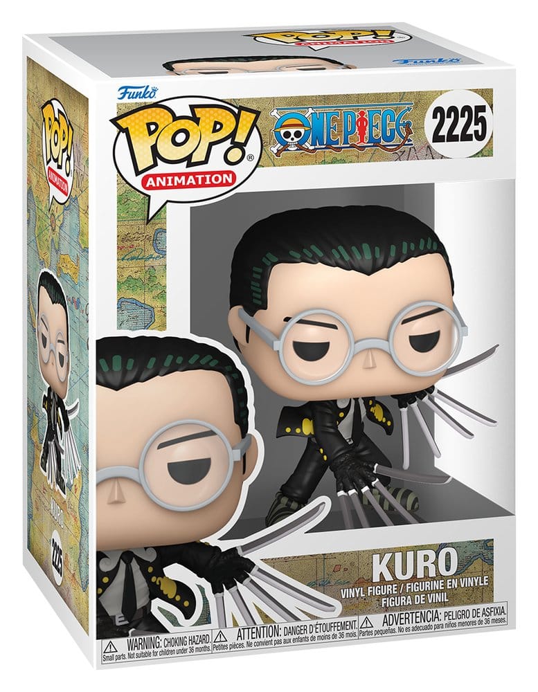 Funko One Piece POP! Animation Vinyl Figure Kuro 9 cm | Makochan