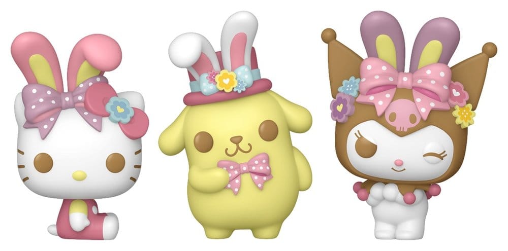 Funko Hello Kitty Pocket POP! Vinyl Figure Easter Egg 3-Pack HK 4 cm | Makochan