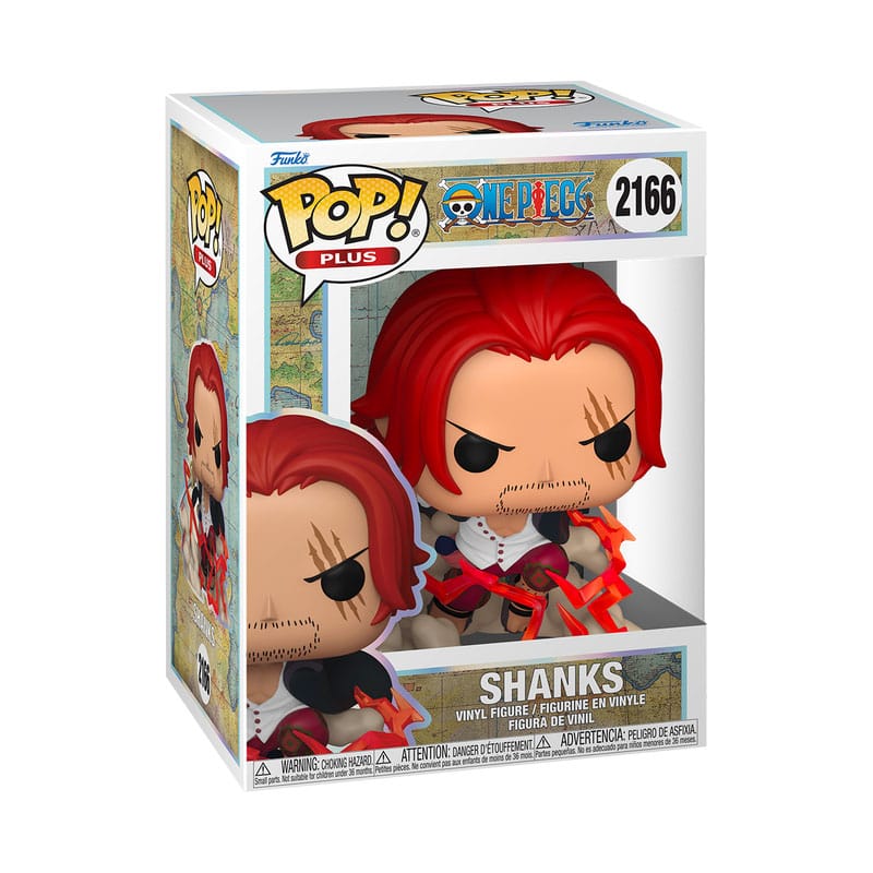 Funko One Piece POP! Plus Vinyl Animation Figure Shanks 9 cm | Makochan