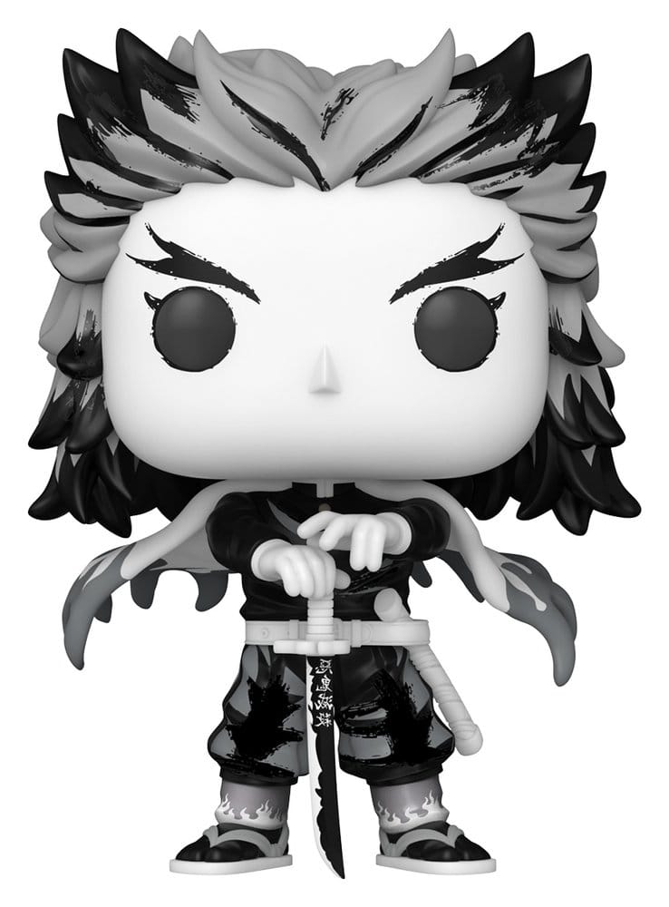 Funko Demon Slayer: Kimetsu no Yaiba POP! Animation Vinyl Figures Rengoku(Sumi-Ink) 9 cm | Makochan