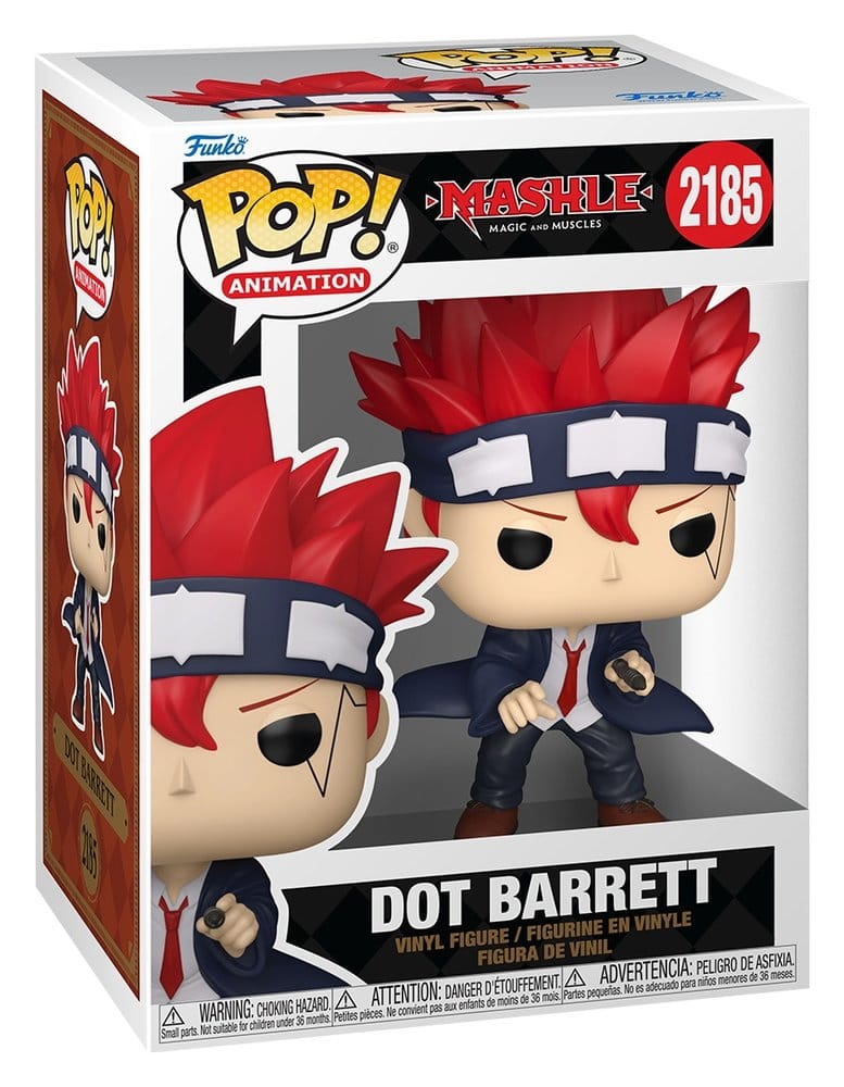 Funko Mashle POP! Animation Vinyl Figures Dot Barrett with Chase 9 cm Assortment (6) | Makochan