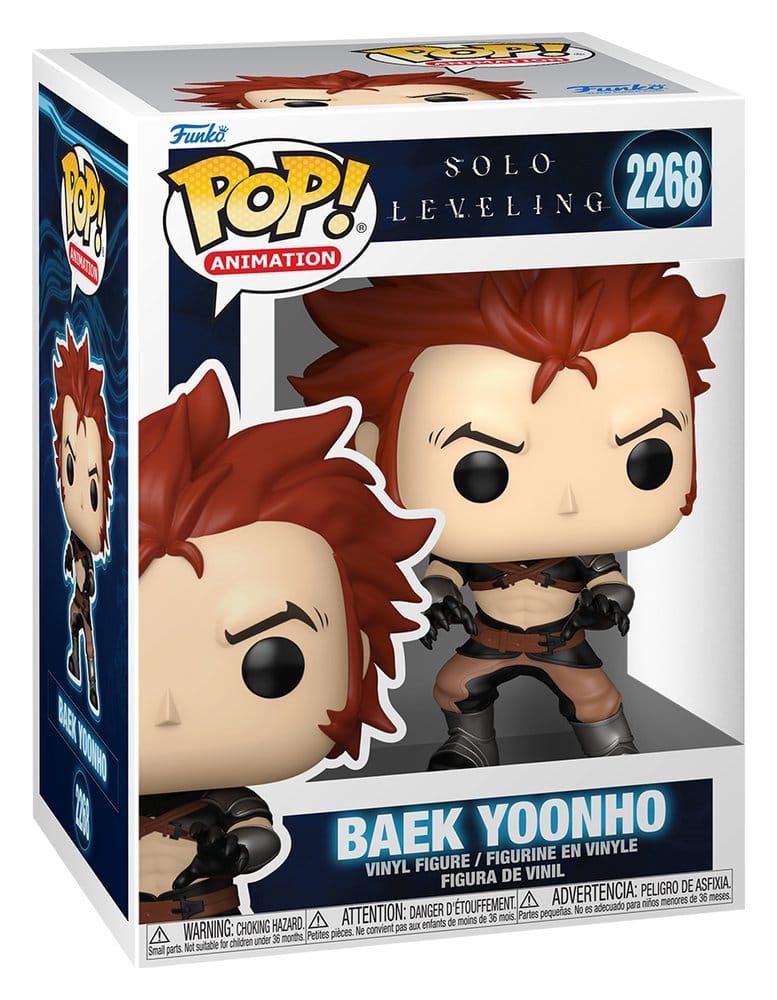 Funko Solo Leveling POP! Animation Vinyl Figure Baek Yoonho 9 cm | Makochan