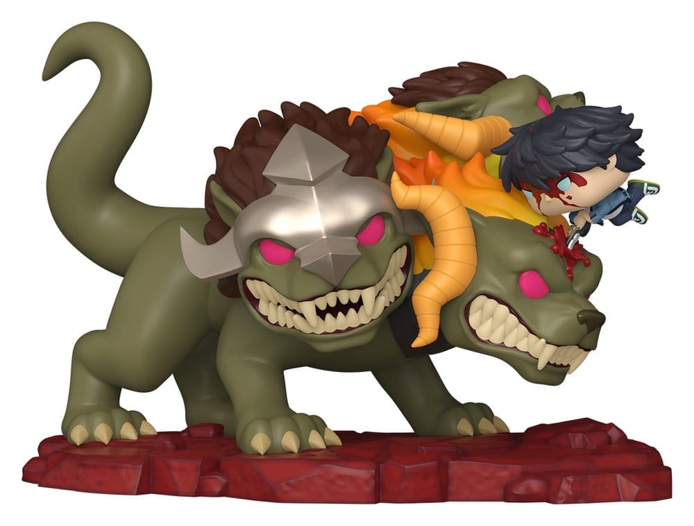 Funko Solo Leveling POP! Deluxe Vinyl Figure Jinwoo Vs Cerberus 9 cm | Makochan
