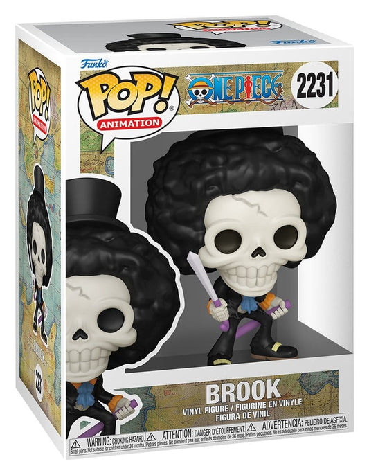 Funko One Piece POP! Animation Vinyl Figure Brook (Refresh) 9 cm | Makochan