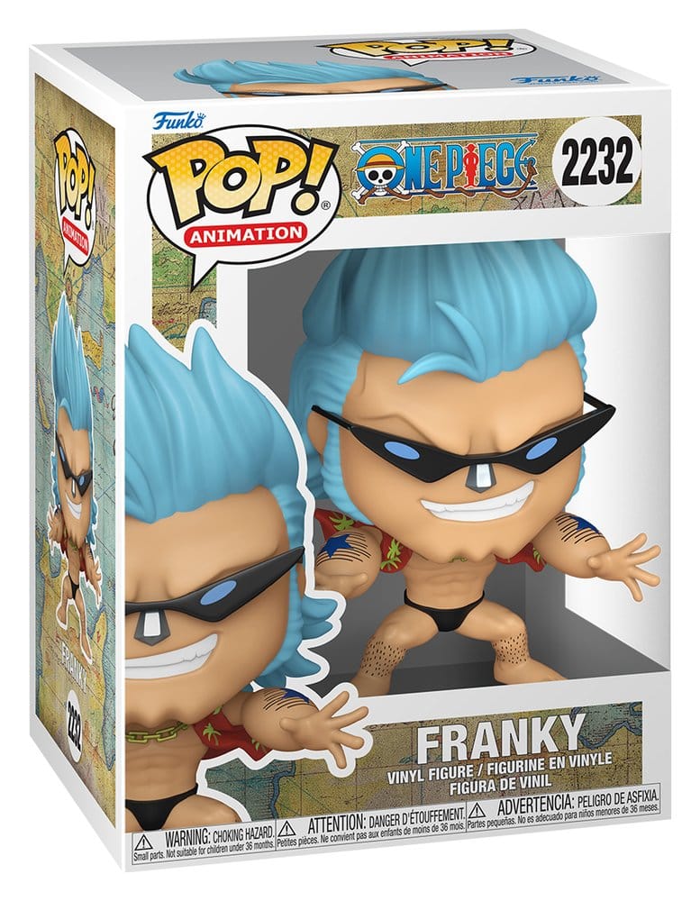 Funko One Piece POP! Animation Vinyl Figure Franky (Refresh) 9 cm | Makochan