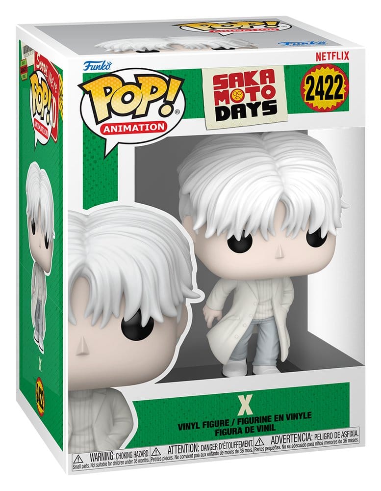 Funko Sakamoto Days POP! Animation Vinyl Figure Kei "X" 9 cm | Makochan
