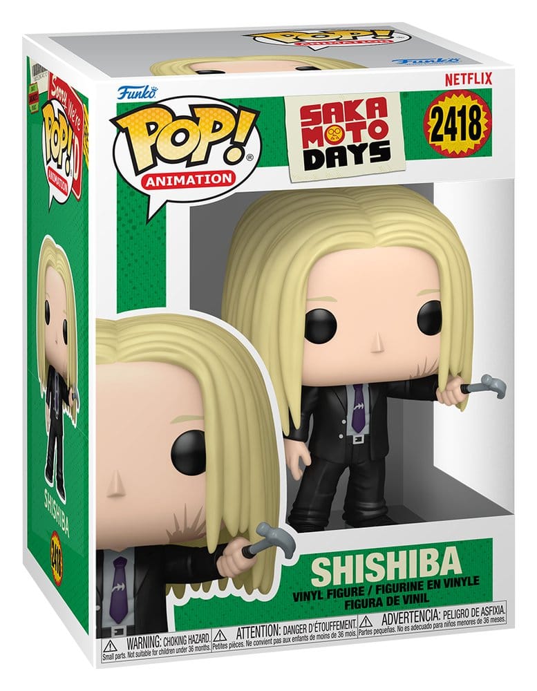 Funko Sakamoto Days POP! Animation Vinyl Figure Shishiba 9 cm | Makochan