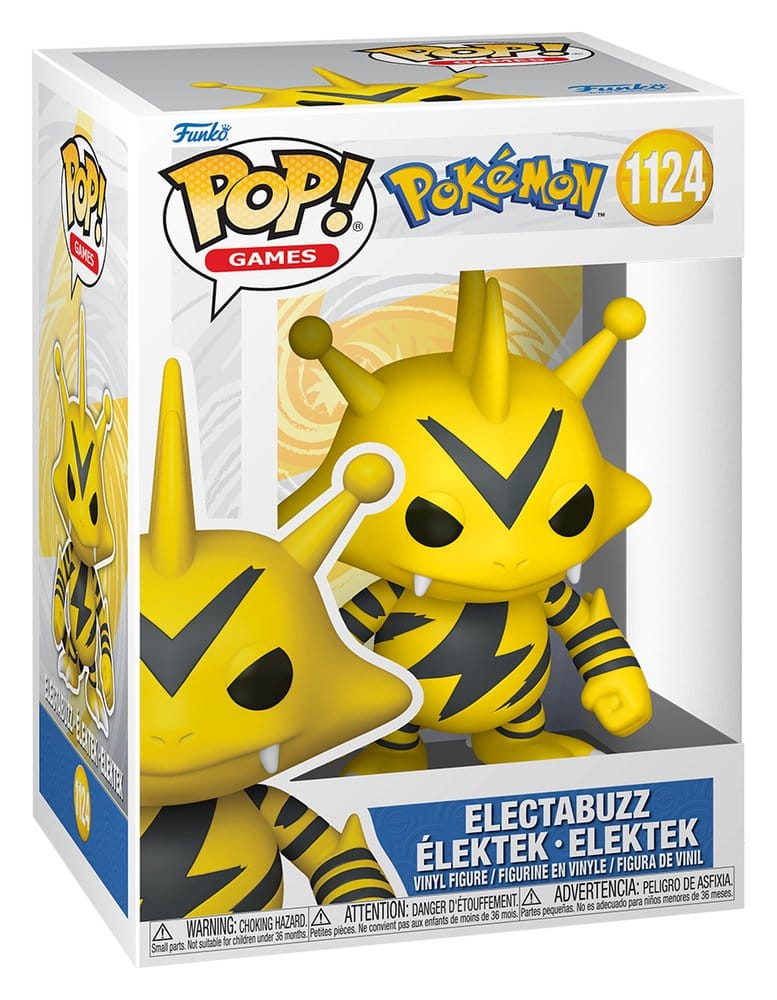 Funko Pokémon POP! Games Vinyl Figure Electabuzz 9 cm | Makochan