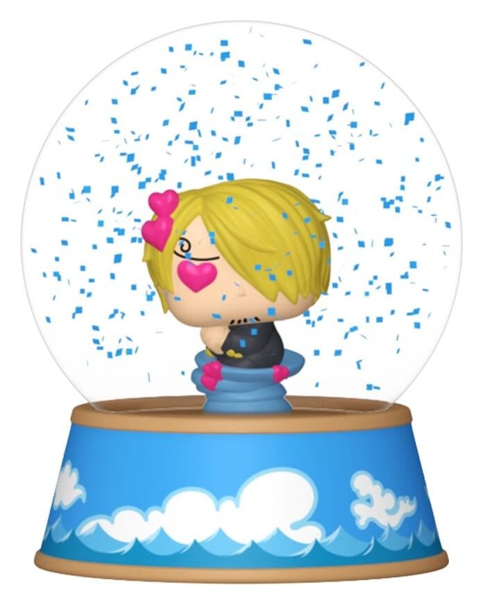 Funko One Piece Mini Figures Glitter Globes PDQ 5 cm Display (12) | Makochan