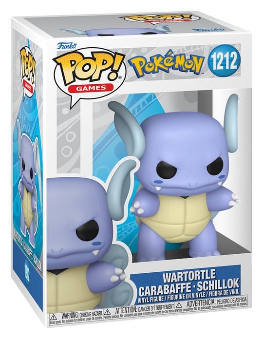 Funko Pokémon POP! Games Vinyl Figure Wartortle 9 cm | Makochan