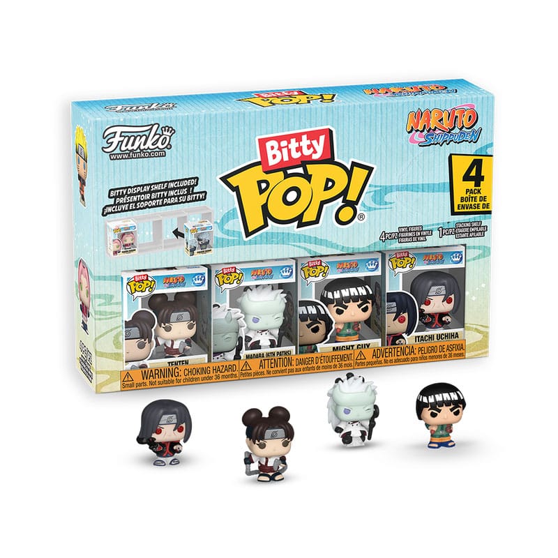 Funko Naruto Shippuden Bitty POP! Vinyl Figure 4-Pack Battles 2,5 cm | Makochan