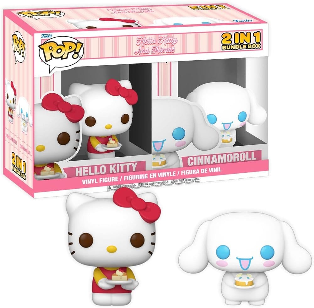 Funko Hello Kitty Exclusive Box Cinnamoroll & Hello Kitty with Cake Assembled | Makochan