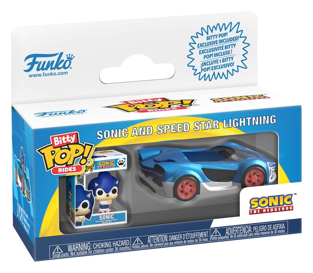 Funko Sonic Bitty POP! Ride Vinyl Figure Speed Star w/Sonic 2,5 cm | Makochan